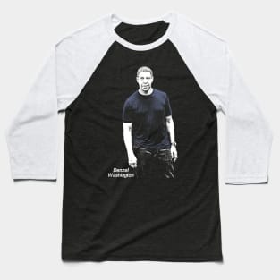 Denzel Washington Baseball T-Shirt